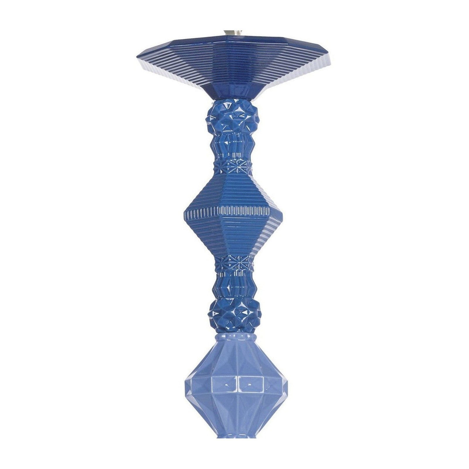 12-Light Engraved Porcelain Chandelier