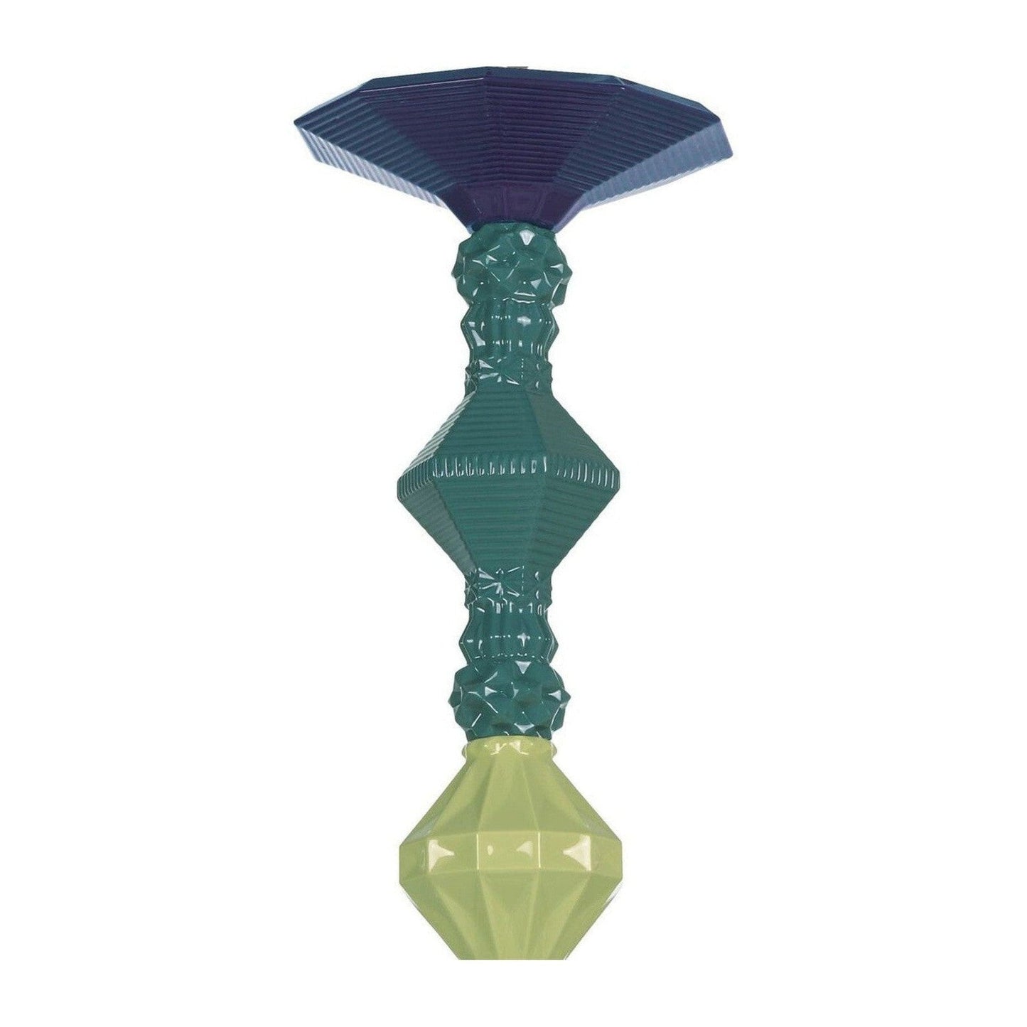 12-Light Engraved Porcelain Chandelier