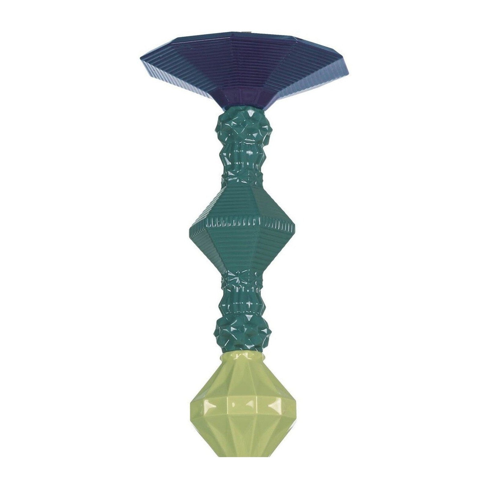 12-Light Engraved Porcelain Chandelier