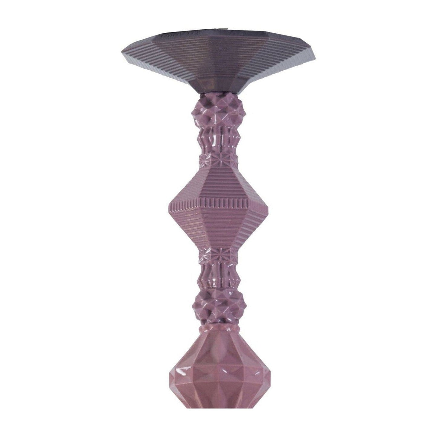 12-Light Engraved Porcelain Chandelier