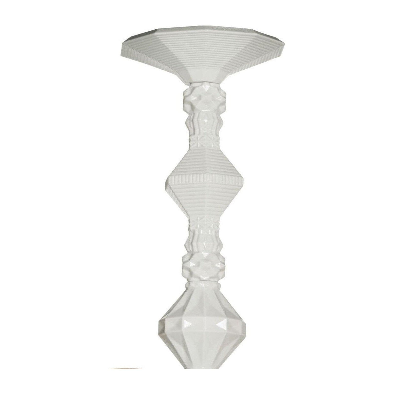 12-Light Engraved Porcelain Chandelier