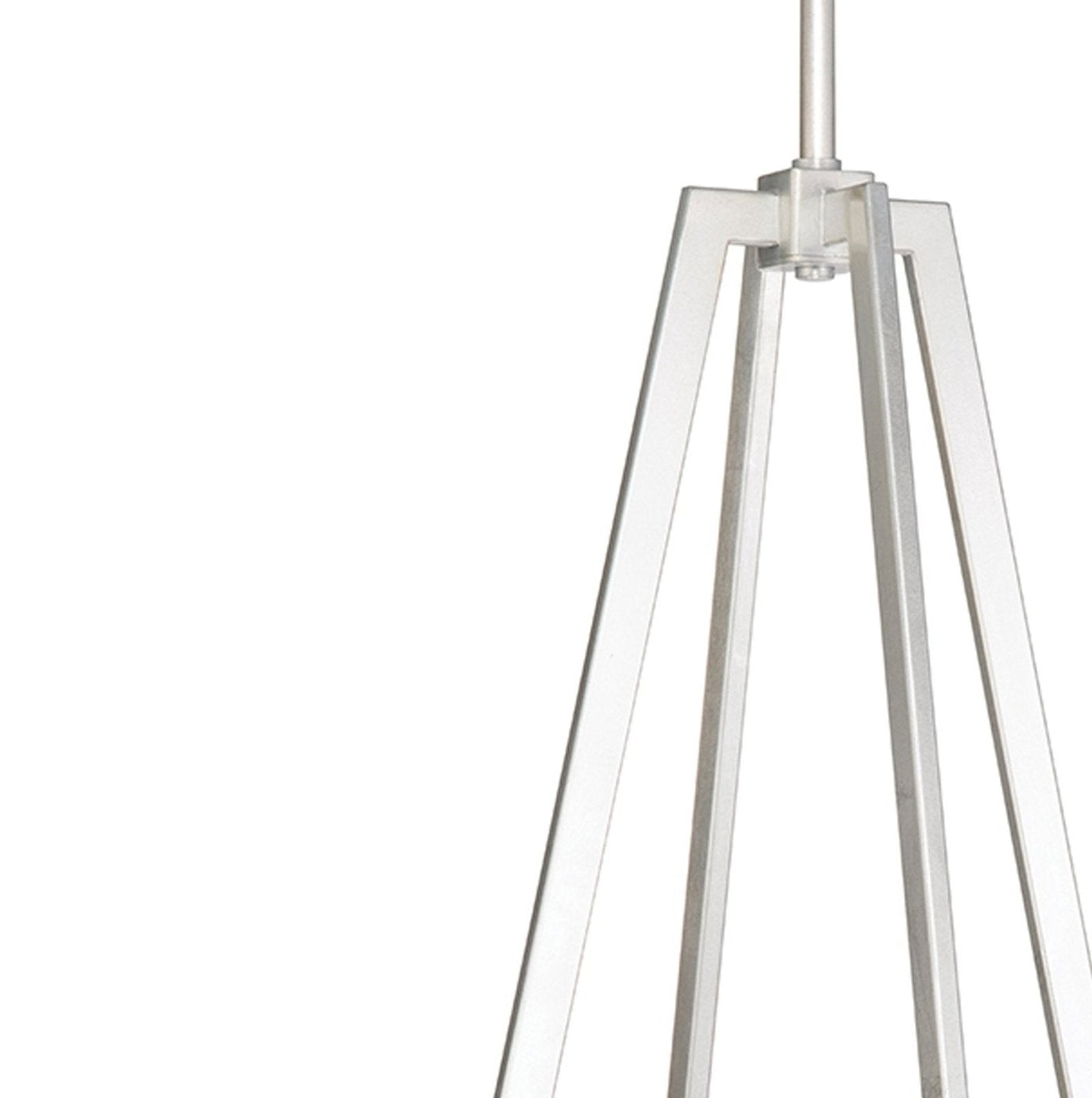 17.5-Inch Hand-Blown Glass Square Pendant Light / Black
