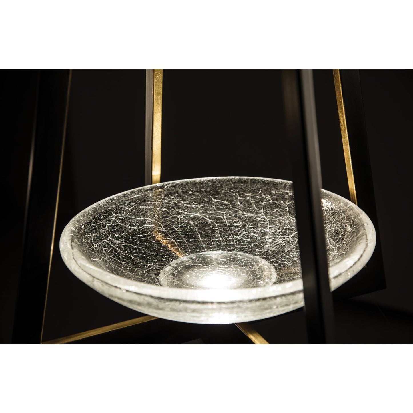17.5-Inch Hand-Blown Glass Square Pendant Light