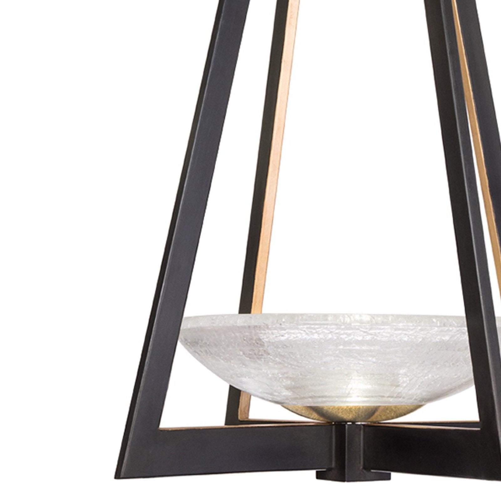 17.5-Inch Hand-Blown Glass Square Pendant Light