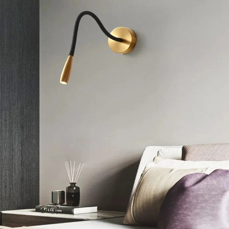 3W Copper Flexible Reading Lamp