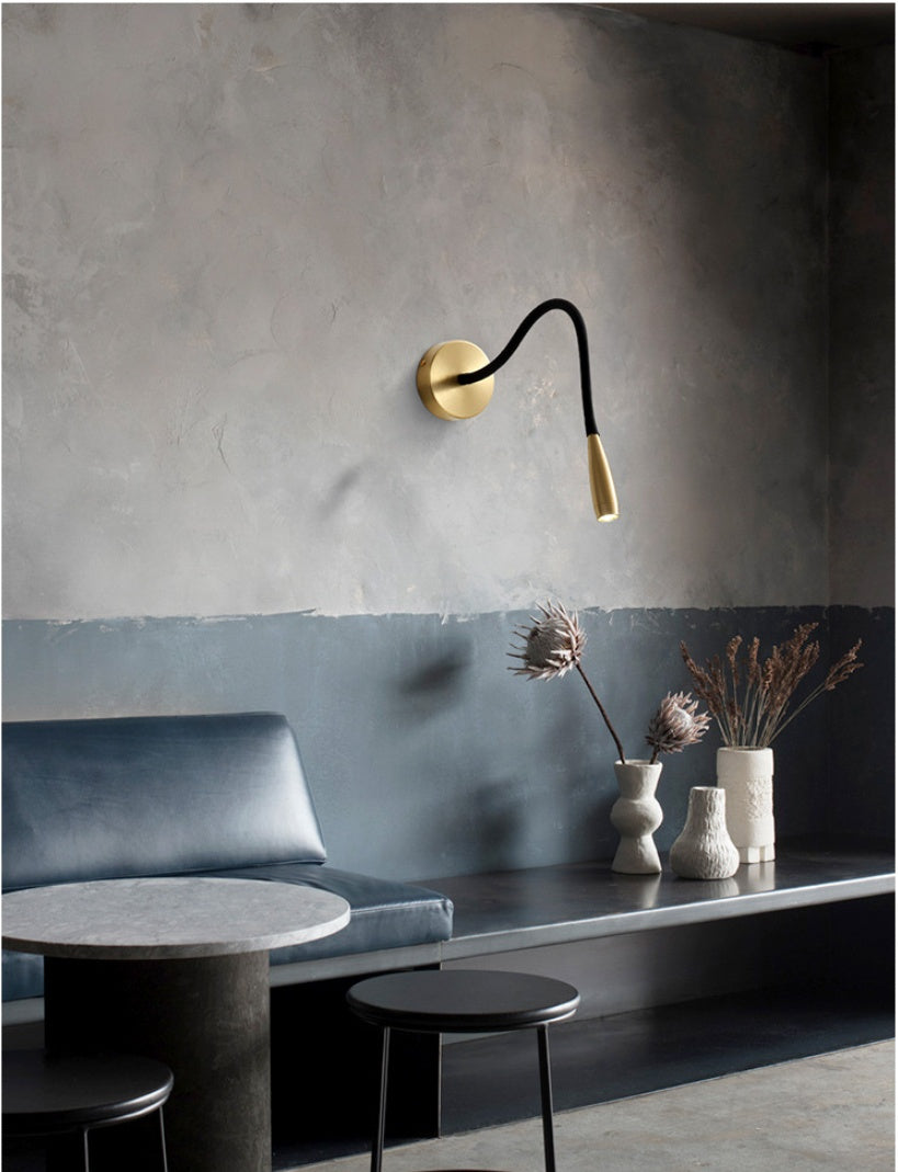 3W Copper Flexible Reading Lamp