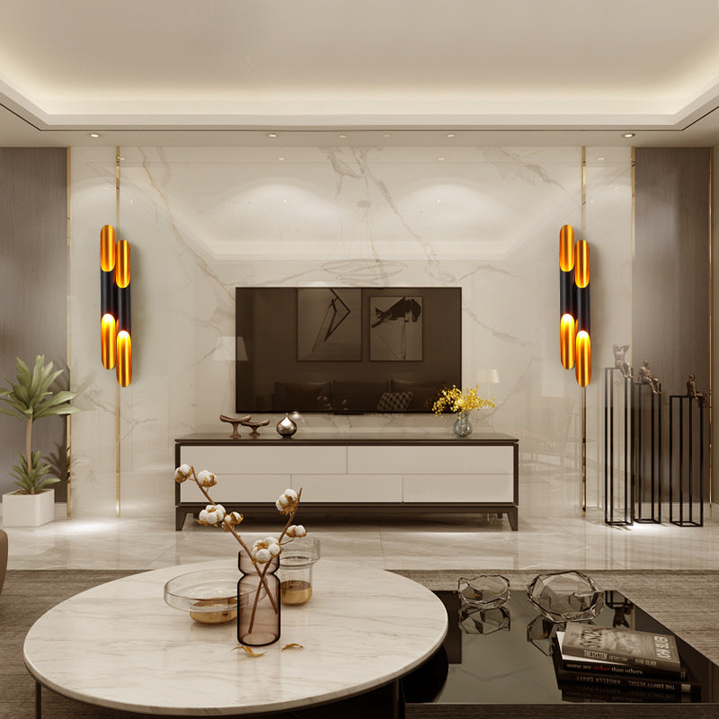 Compact LED Bedside Wall Light / C Style White