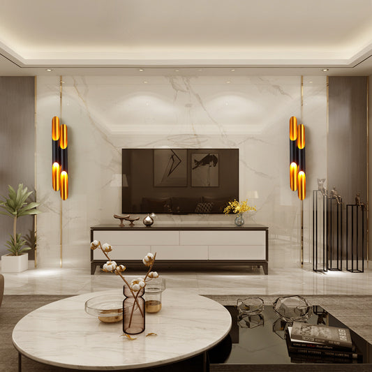 Compact LED Bedside Wall Light / C Style White