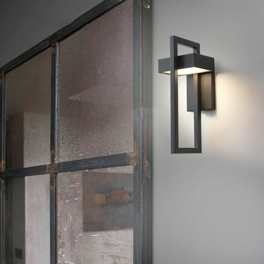 Rainproof Stainless Steel Outdoor Wall Light / Small Size Warm Light